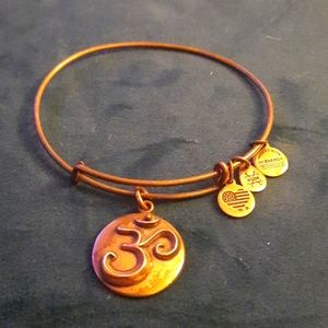 Alex and Ani Om pendant bracelet